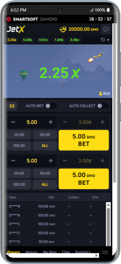 WinPesa Casino Interface